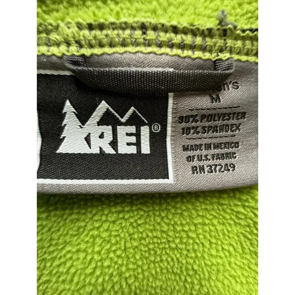 REI Ladro Polartec Hooded Full Zip Jacket Women's Size M Green - Picture 8 of 10